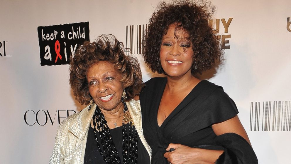 Cissy Houston and Whitney Houston are seen on Sept. 30, 2010 in New York City.