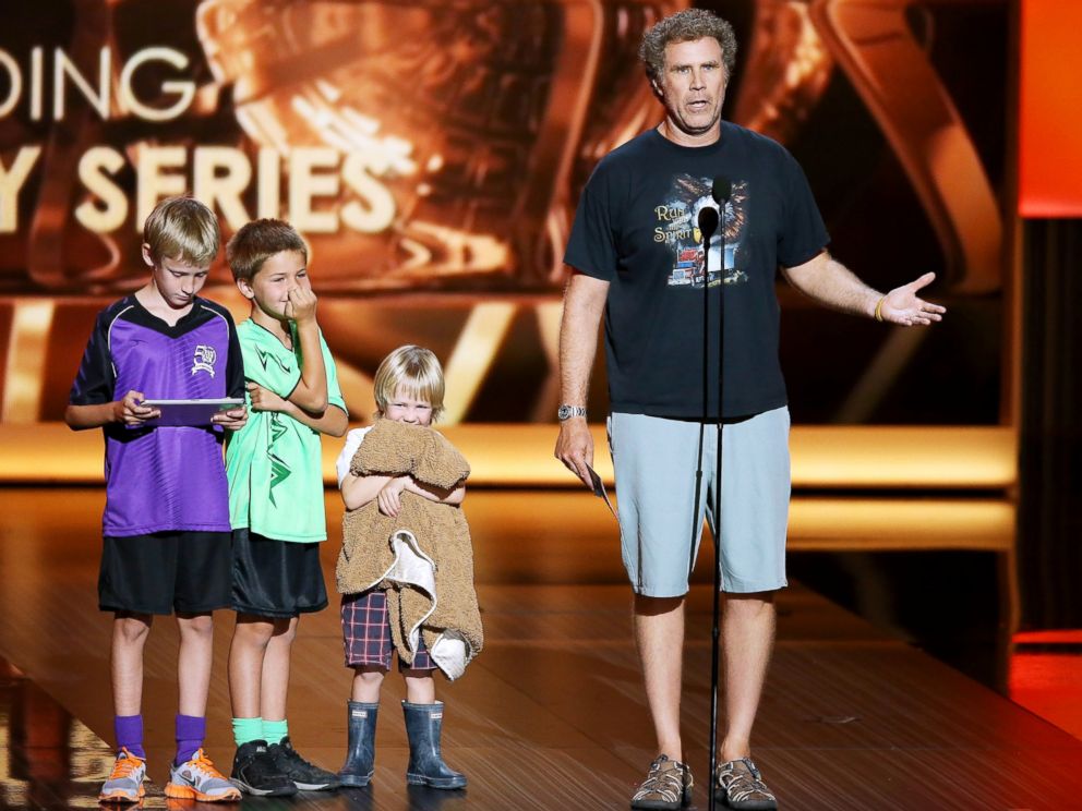 PHOTO: Will Farrell speaks onstage during the 65th Annual Primetime Emmy Awards held at Nokia Theatre L.A. Live, Sept. 22, 2013, in Los Angeles.