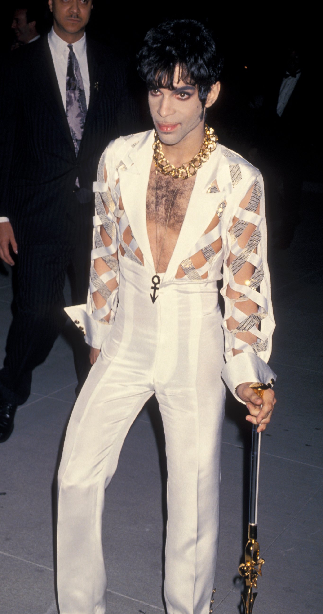 PHOTO: Prince attending First Annual Vanity Fair Oscar Party, March 21, 1994, at Morton's Restaurant in West Hollywood, California.