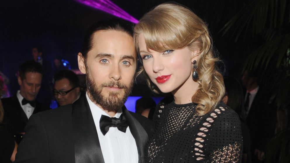 Jared Leto and Taylor Swift attend the 71st Annual Golden Globe Awards Post-Party on Jan.12, 2014 in Beverly Hills, California.  
