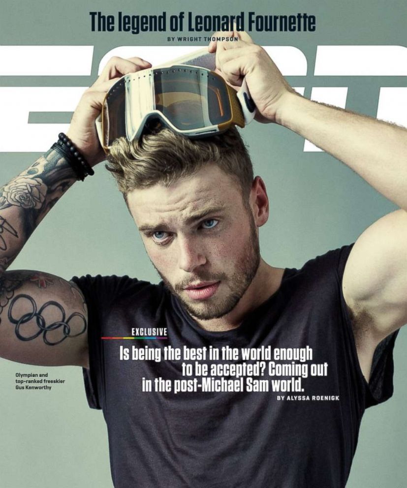 PHOTO: Gus Kenworthy ESPN magazine cover from Oct. 2015.