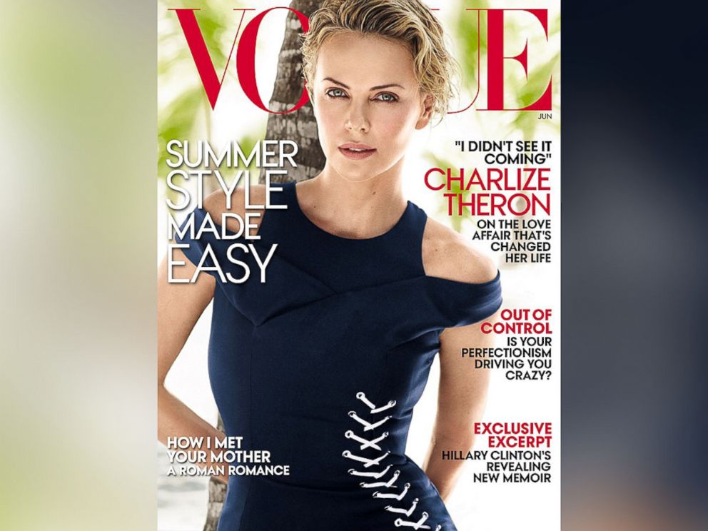 PHOTO: Charlize Theron on the cover of Vogue.