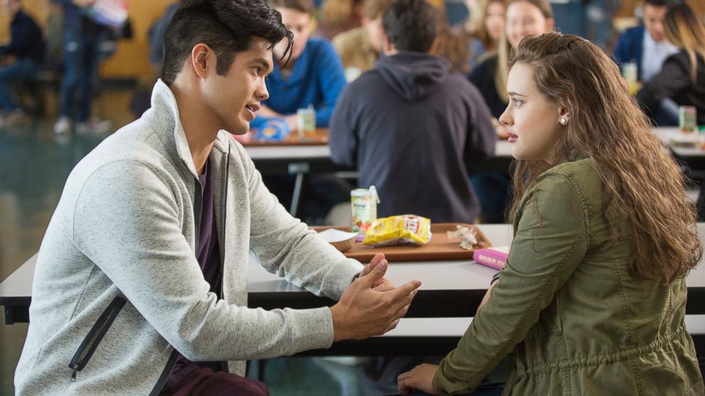 PHOTO: Ross Butler and Katherine Langford in Netflix's "13 Reasons Why."