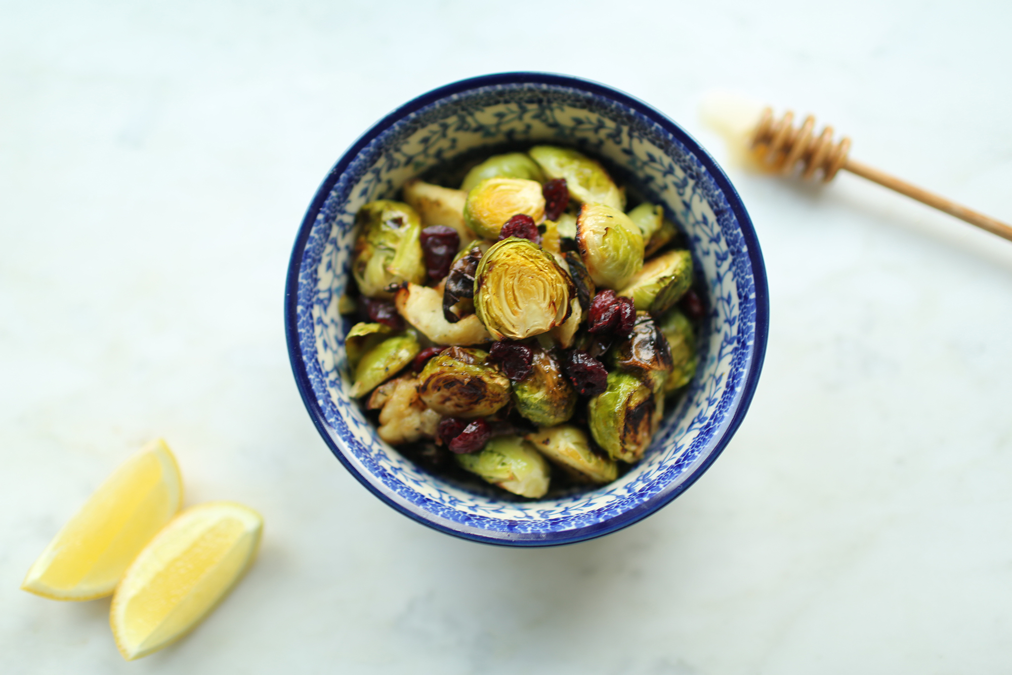 PHOTO: "The Seasoned Life" cookbook author Ayesha Curry shared her recipes for Roasted Pear and Cranberry Brussels Sprouts for your Thanksgiving meal.