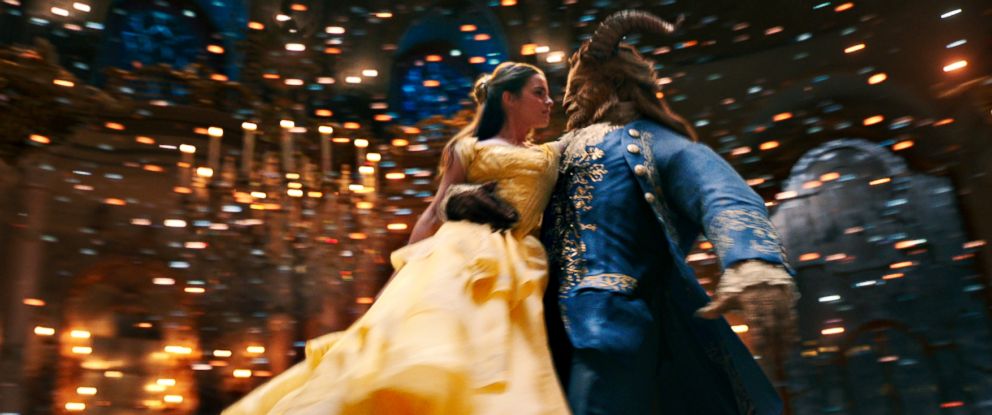 PHOTO: Emma Watson as Belle and Dan Stevens as the Beast in a scene from "Beauty and the Beast."