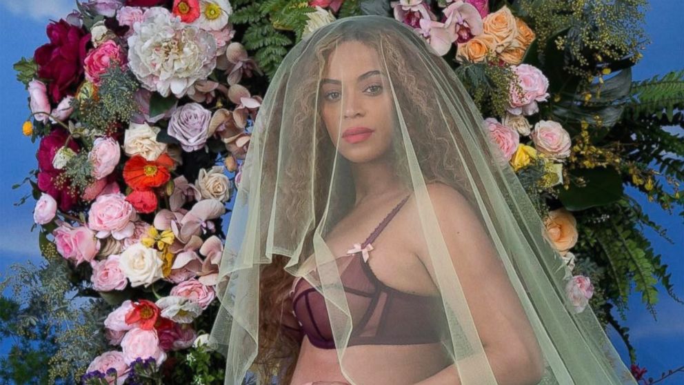 Beyonce posted this photo to her Instagram account with the caption, "We would like to share our love and happiness. We have been blessed two times over. We are incredibly grateful that our family will be growing by two, and we thank you for your well wishes. - The Carters," Feb. 1, 2017.