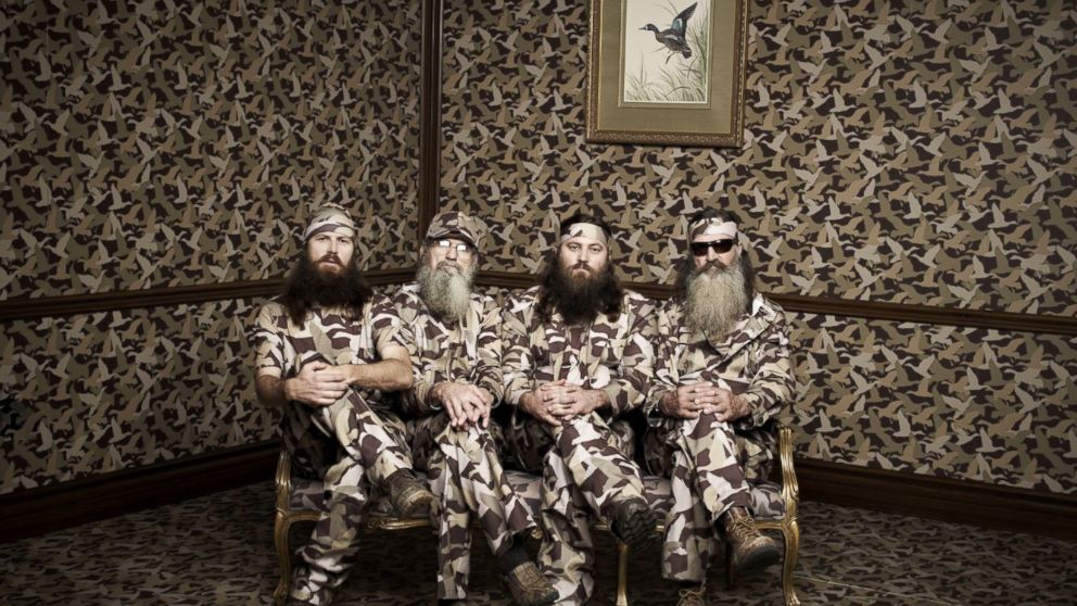 PHOTO: Si Robertson, Willie Robertson, Jase Robertson, and Phil Robertson in Duck Dynasty, 2012.