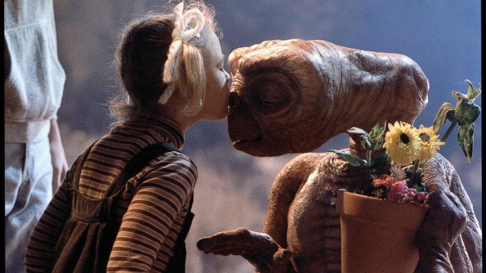 Drew Barrymore in the movie, "E.T. the Extra-Terrestrial," 1982.