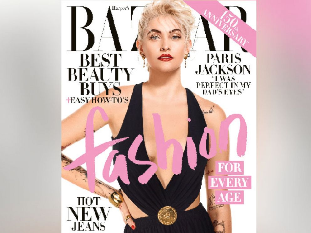 PHOTO: Paris Jackson appears on the April 2017 cover of Harper's Bazaar.