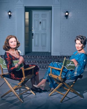 PHOTO: Susan Sarandon as Bette Davis and Jessica Lange as Joan Crawford in "Feud."