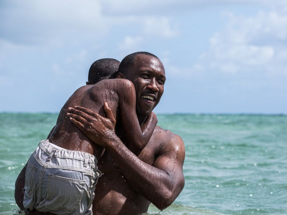 PHOTO: Mahershala Ali and Alex R. Hibbert in film, Moonlight, 2016.