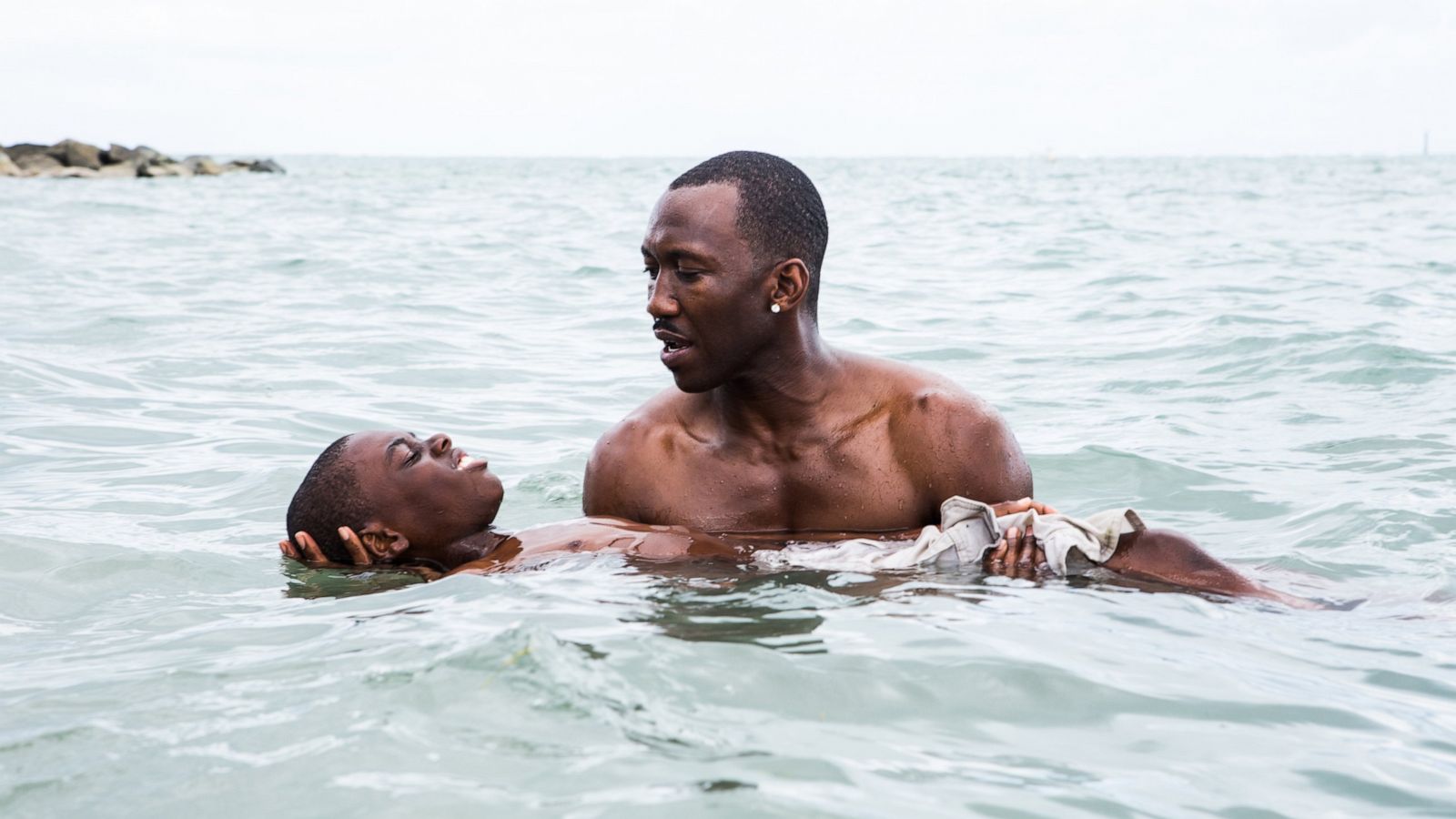 PHOTO: Alex Hibbert and Mahershala Ali in "Moonlight."