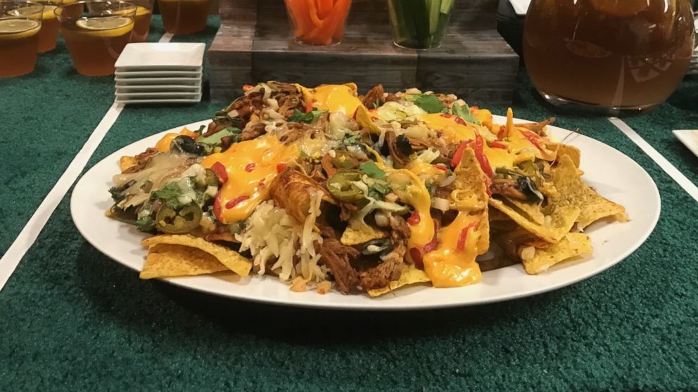 PHOTO: Chef Richard Blais shares his recipe for Southern nachos today on "Good Morning America."