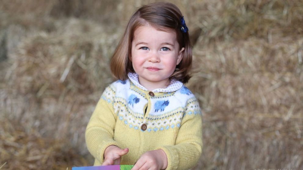 Kensington Palace posted this photo of Princess Charlotte with the caption, "The Duke and Duchess are delighted to share a new photograph of Princess Charlotte to mark her second birthday tomorrow," on May 2, 2017.