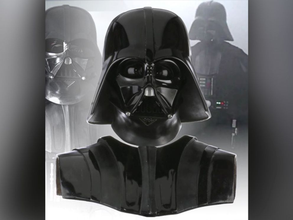 PHOTO: Profiles in History auctions off Darth Vader's helmet and should/chest armor from "Star Wars: Episode IV- A New Hope," at the Hollywood Auction 89, June 26- 28, 2017, Calabasas, Calif.