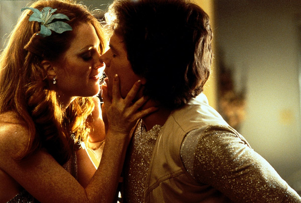 PHOTO: Julianne Moore and Mark Wahlberg in a scene from the movie, "Boogie Nights," 1997.
