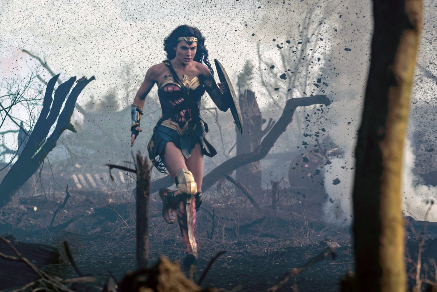 PHOTO: Gal Gadot in a scene from the movie, "Wonder Woman," 2017.