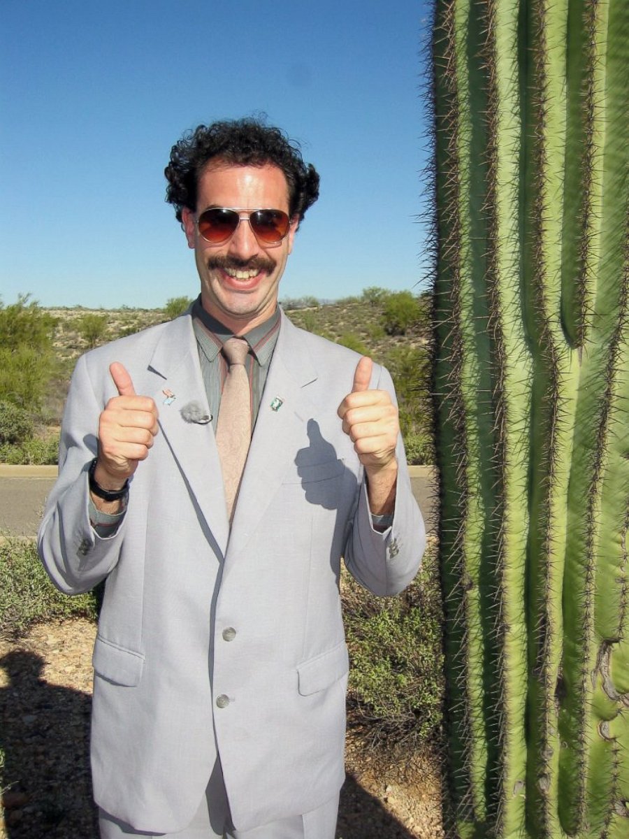PHOTO: A scene from the movie "Borat" is seen here.