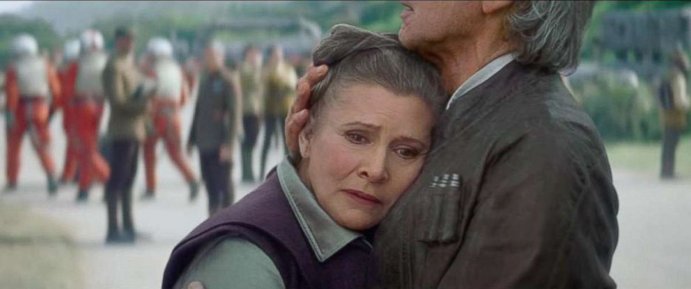 PHOTO: Carrie Fisher, as Princess Leia Organa, in a scene from "Star Wars: The Force Awakens."