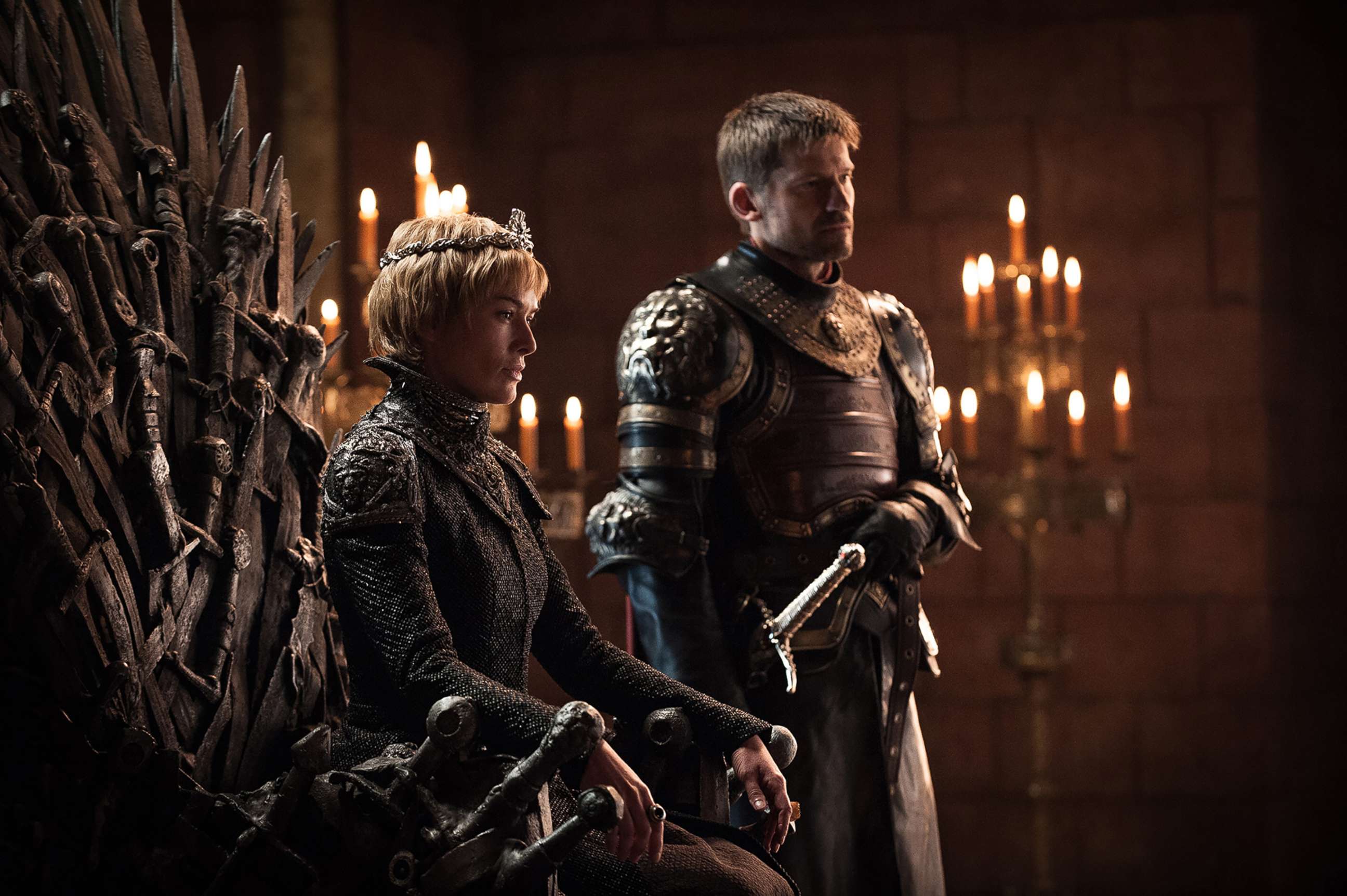 PHOTO: Lena Headey as Cersei Lannister and Nikolaj Coster-Waldau as Jaime Lannister in the "Game of Thrones."