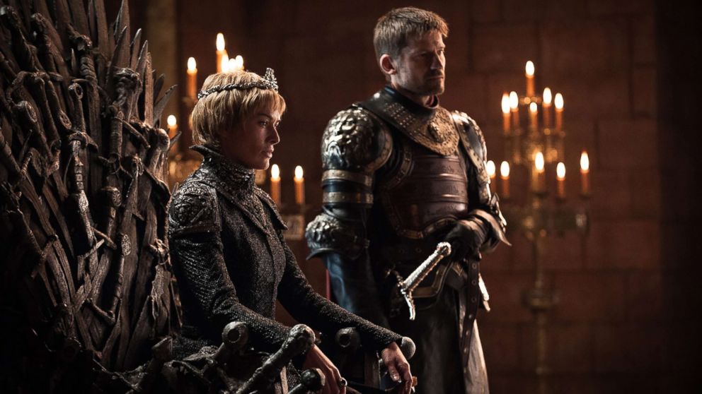 Lena Headey as Cersei Lannister and Nikolaj Coster-Waldau as Jaime Lannister in the "Game of Thrones."