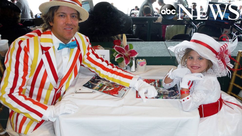 PHOTO: Larry Birkhead is seen here with his daughter Dannielynn dressed in costumes from the Disney movie "Mary Poppins" at the Kentucky Derby in this 2013 photo. The Walt Disney company is the parent company of ABC News.