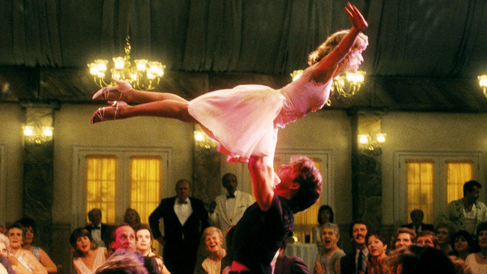 PHOTO: Jennifer Grey, as Baby Houseman, and Patrick Swayze, as Johnny Castle, in a scene from "Dirty Dancing."