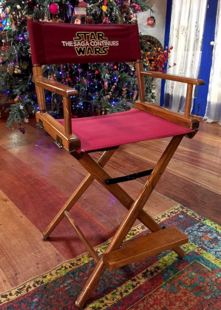 PHOTO: Carrie Fisher’s director’s chair that she used on the set of “Return of the Jedi.”