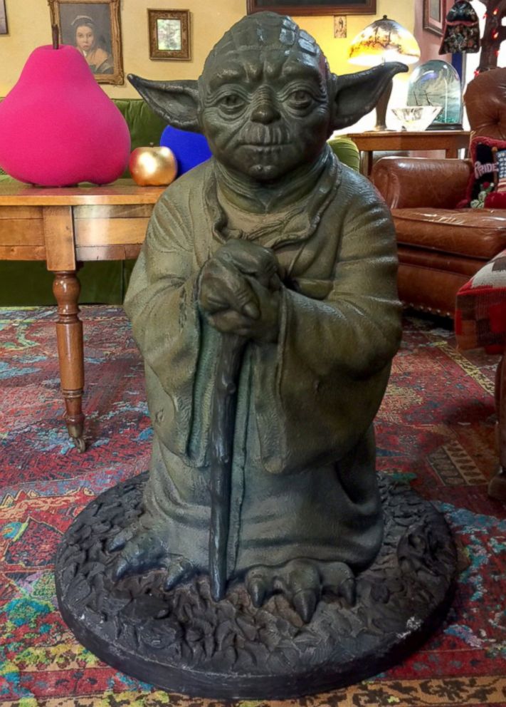 PHOTO: Limited edition bronze statue of Yoda that was one of 30 ever made by Lawrence A. Noble.