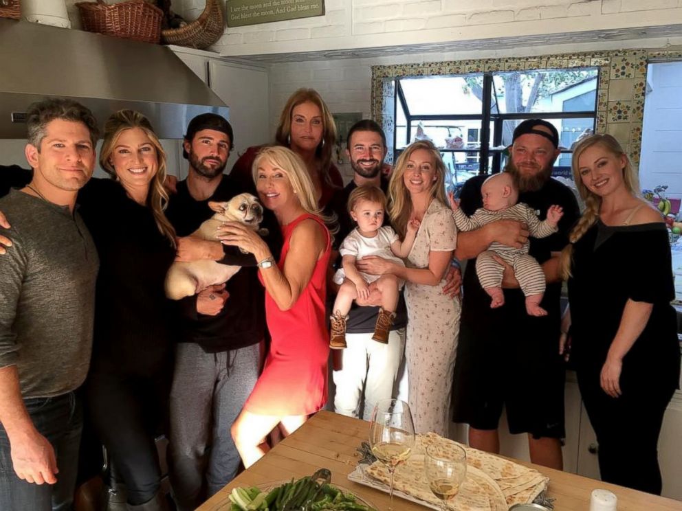 PHOTO: Caitlyn Jenner, center, is pictured with her family in this undated photo she posted to her Instagram account.