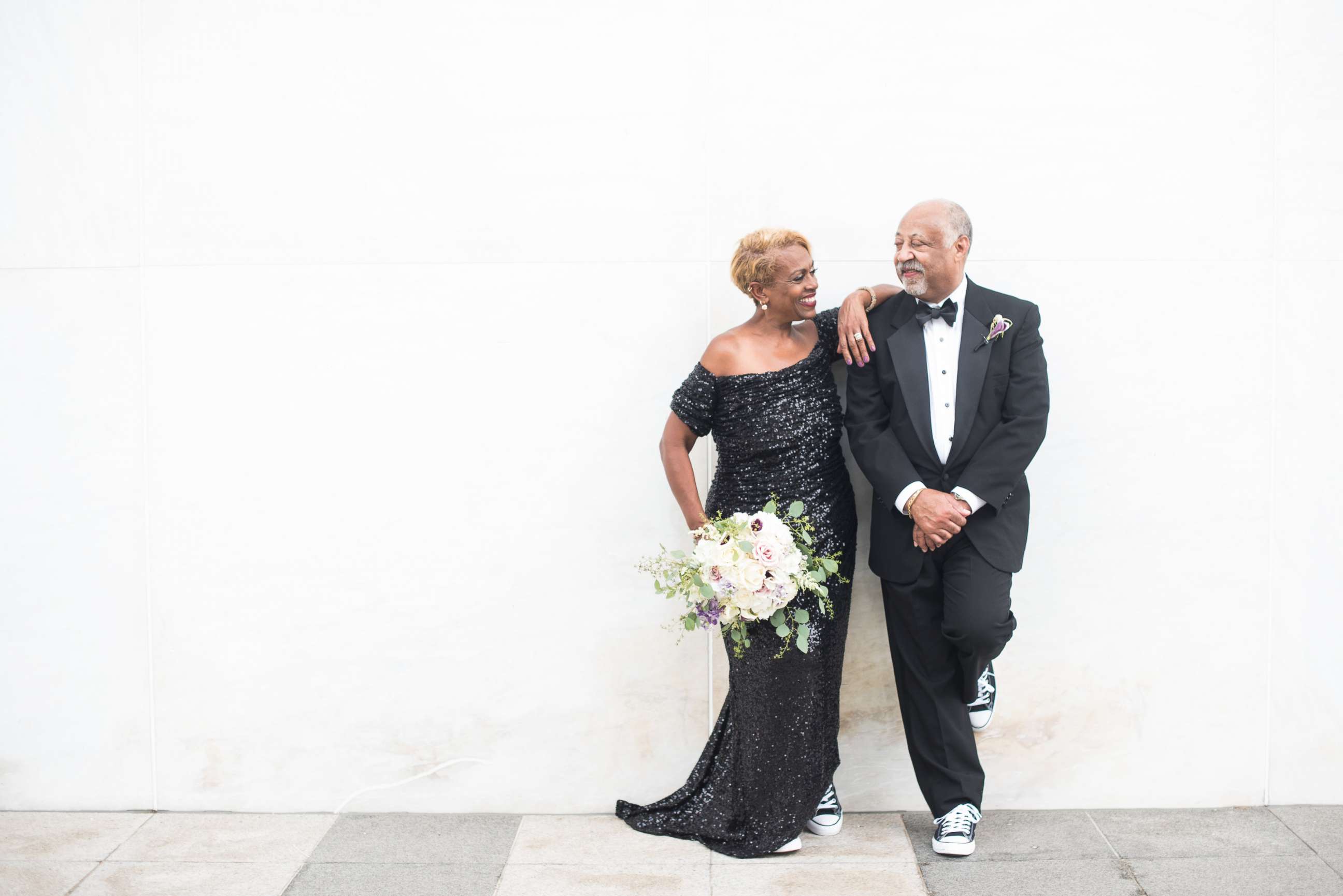 PHOTO: Jennifer and Timothy Bing lost their wedding photos in a fire 38 years ago. Their daughter Ashleigh gifted them a wedding photo shoot for their anniversary.