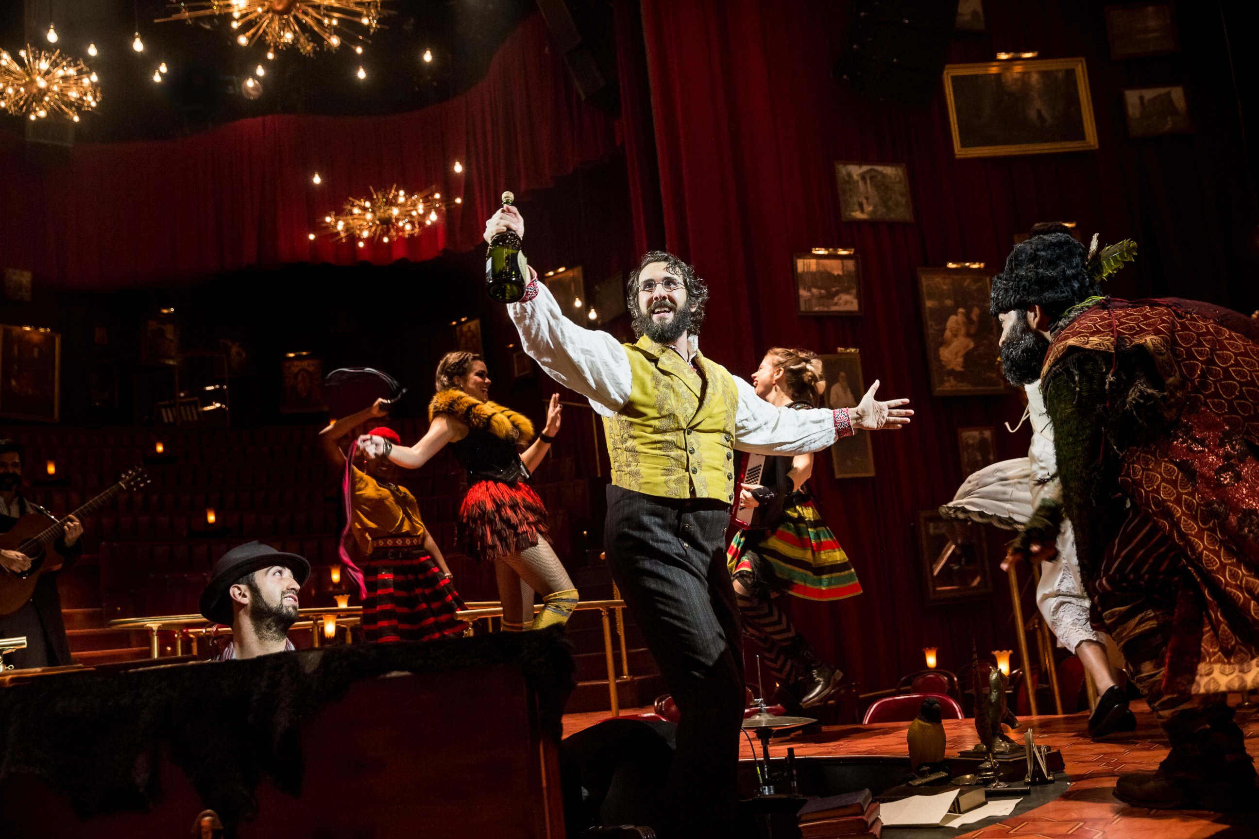 PHOTO: Josh Groban and the cast of "Natasha Pierre & The Great Comet of 1812" are seen here.