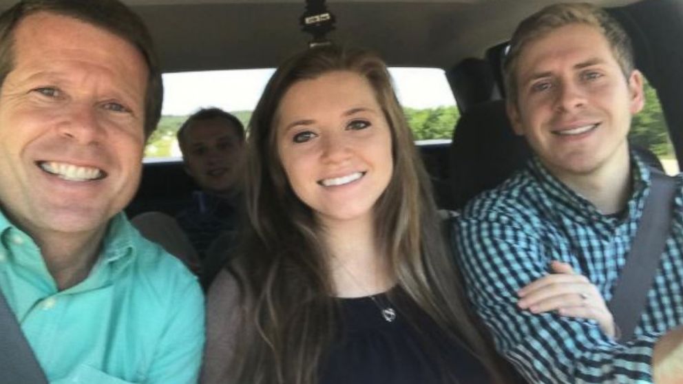 The Duggar Family posted this photo to their Instagram account with the caption, "We had a great time at church with the happy couple!"
