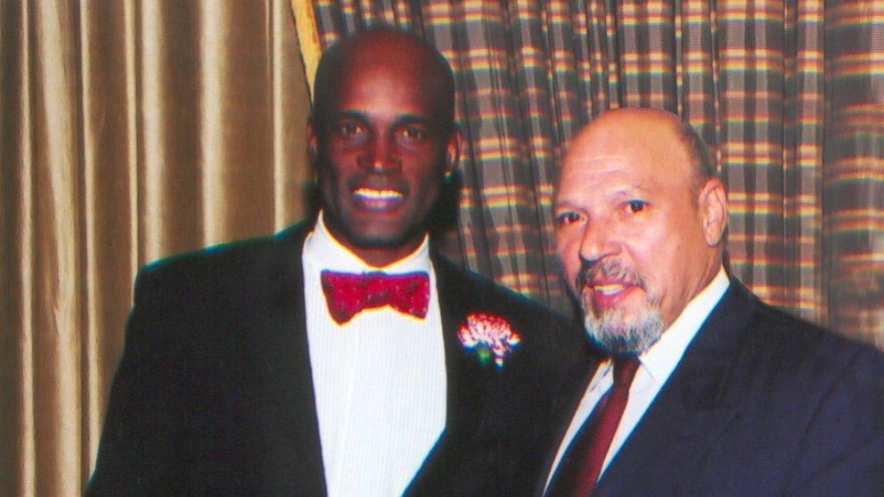 PHOTO: Director Kenny Leon with the late playwright August Wilson.