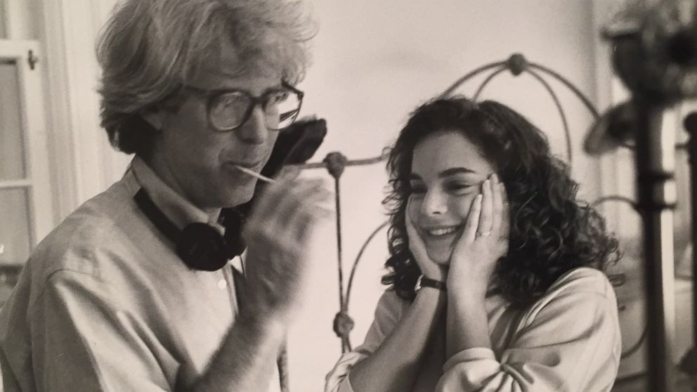 PHOTO: Kimberly Williams-Paisley shares a personal photo of herself with "Father of the Bride" director Charles Shyer on the set of the film. 