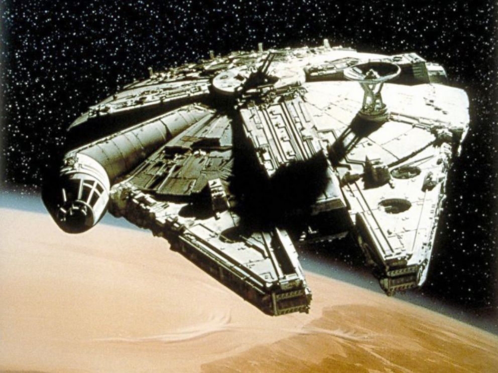 PHOTO: The Millenium Falcon from the film franchise, Star Wars.