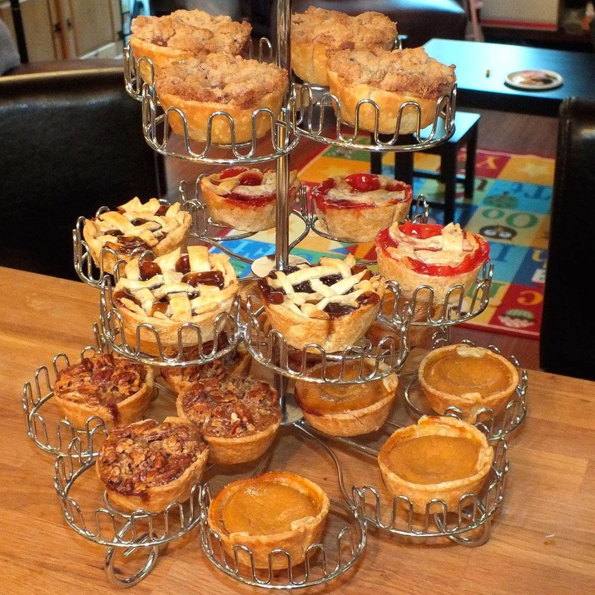 PHOTO: Small bites, like these mini pies from TwoSistersCrafting.com, are a popular idea for "Friendsgiving" celebrations.