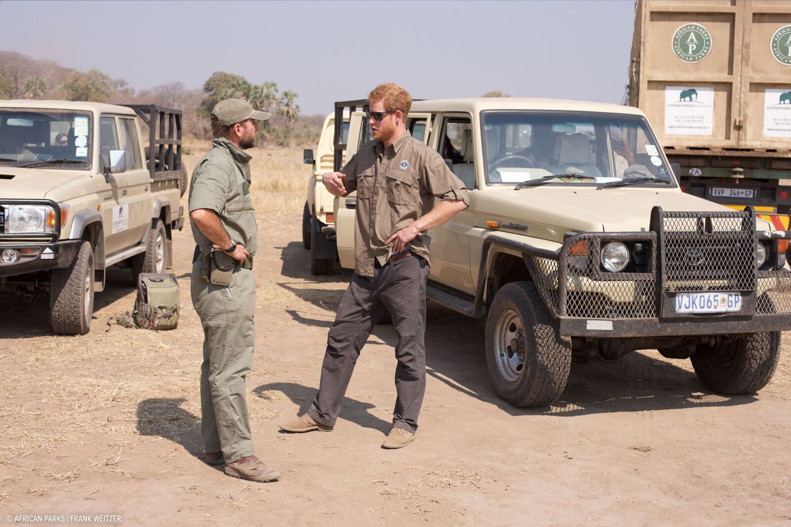 PHOTO: Prince Harry, 32, spent nearly three weeks in Malawi with African Parks, a conservation NGO, helping to implement the first phase of "500 Elephants."