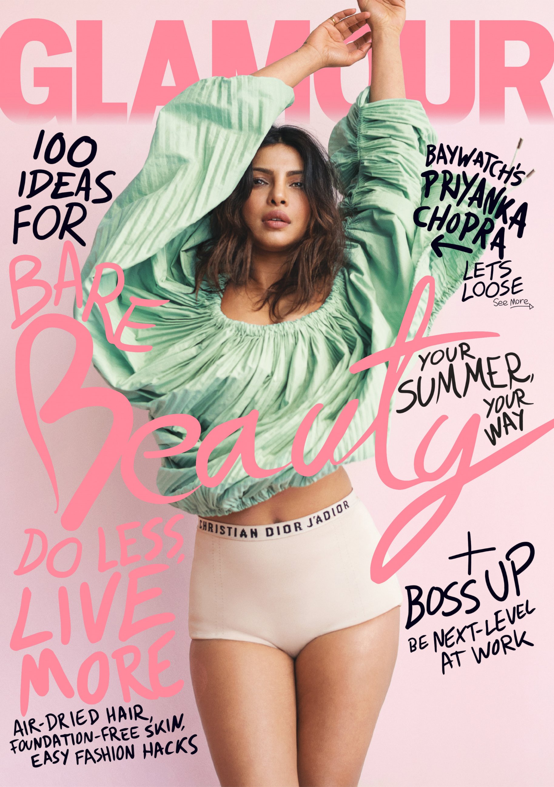 PHOTO: Priyanka Chopra is featured on the cover of Glamour magazine's June 2017 cover.