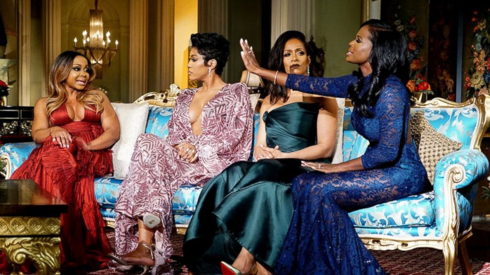 Phaedra Parks, Porsha Williams, Sheree Whitfield and Shamea Morton appear on "The Real Housewives of Atlanta" reunion show.