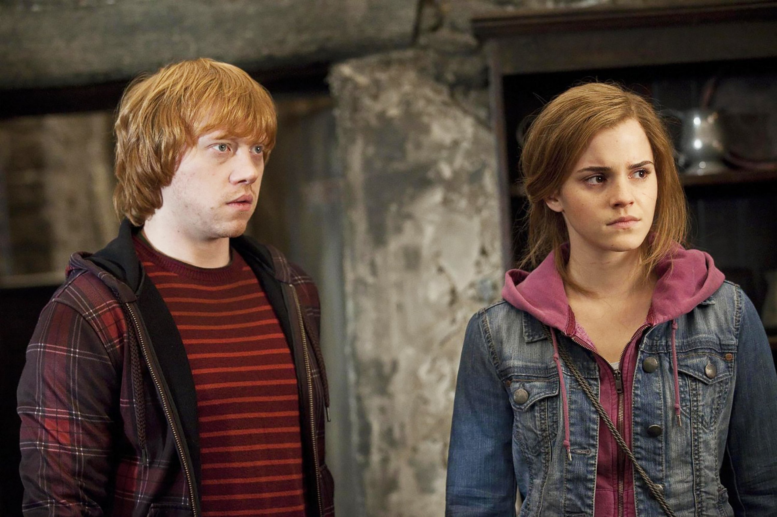 PHOTO: Rupert Grint and Emma Watson in "Harry Potter and the Deathly Hallows: Part 2."