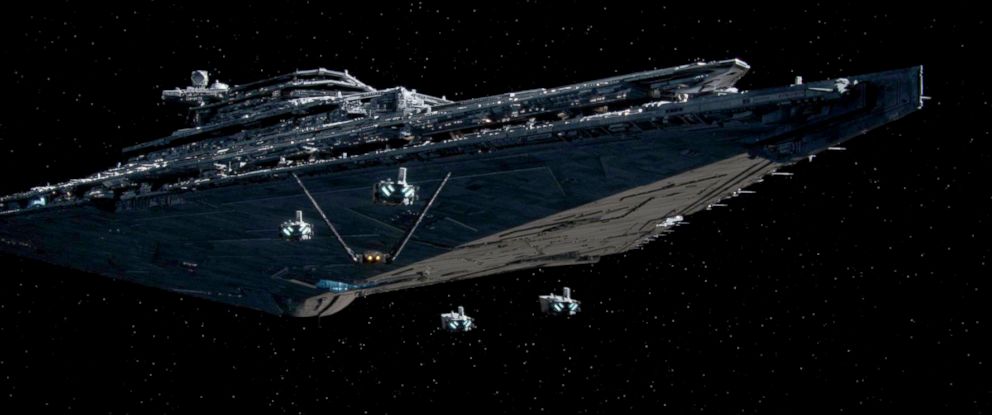 PHOTO: A Star Destroyer from the film franchise, "Star Wars."