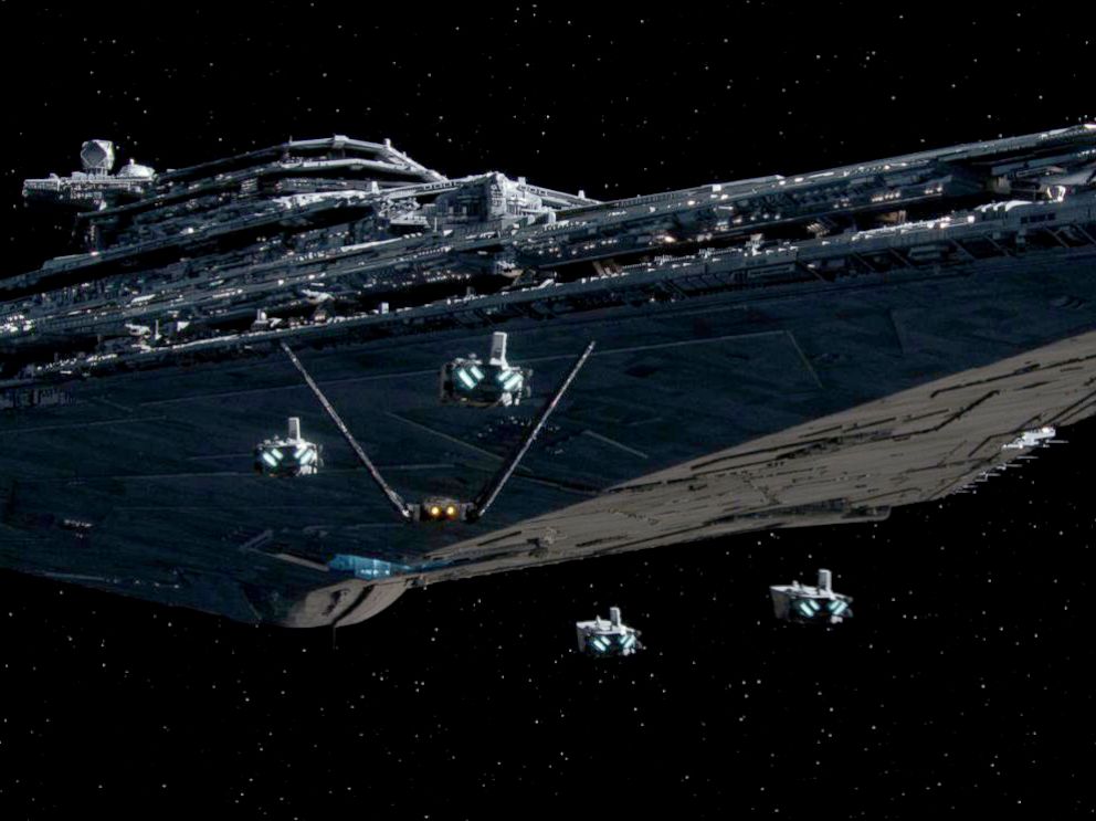 PHOTO: A Star Destroyer from the film franchise, Star Wars.
