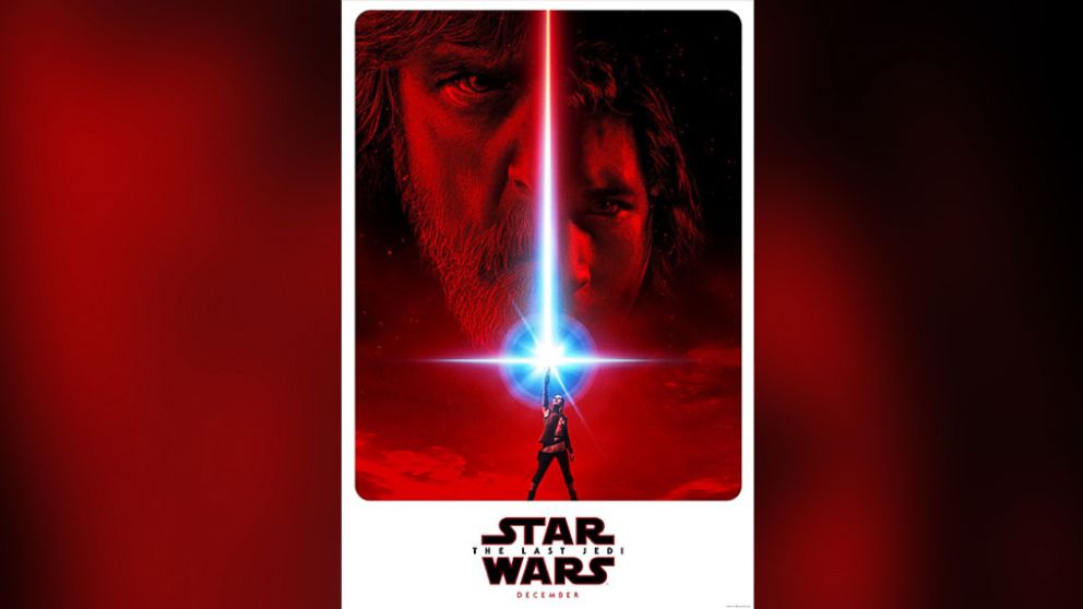 PHOTO: "Star Wars: The Last Jedi" poster.