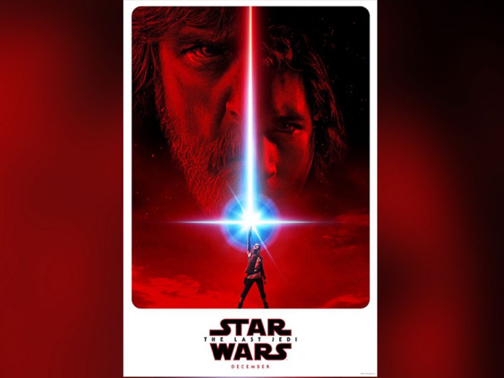 PHOTO: "Star Wars: The Last Jedi" poster.