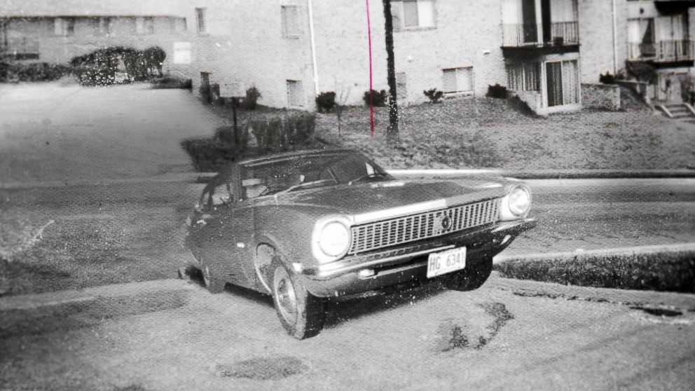 PHOTO: An image of Sister Cathy Cesnik's car found near her apartment the night she went missing Nov. 7, 1969 in Baltimore County.