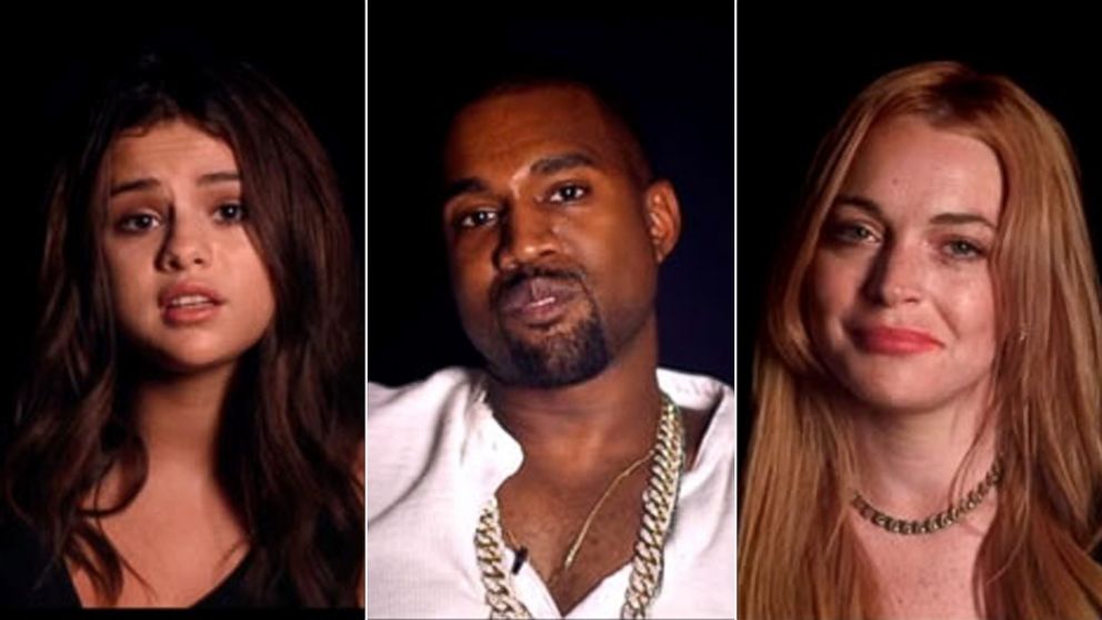 Selena Gomez, Kanye West and Lindsay Lohan appear in Thirty Seconds To Mars video.