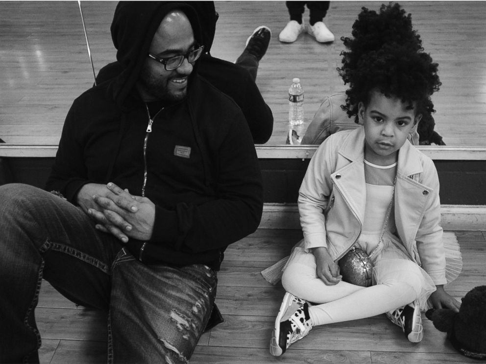 PHOTO: Blue Ivy behind the scenes at Super Bowl 50 in Santa Clara, Calif.