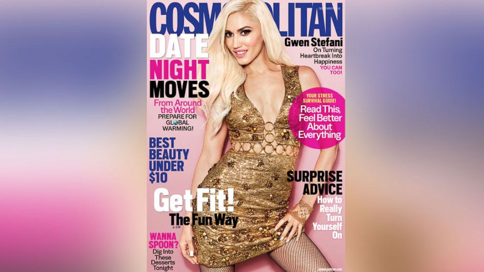 Gwen Stefani will appear on the cover of the September issue of Cosmopolitan on newsstands August 9. 