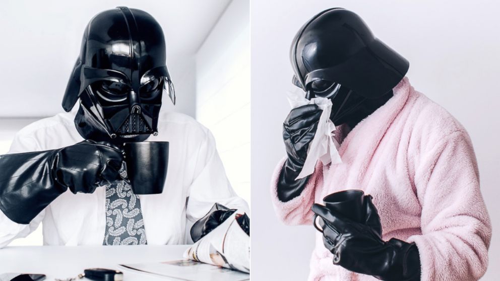 Amateur photographer Pawel Kadysz captures the not-so-"Dark Side" of Darth Vader's daily activities. 